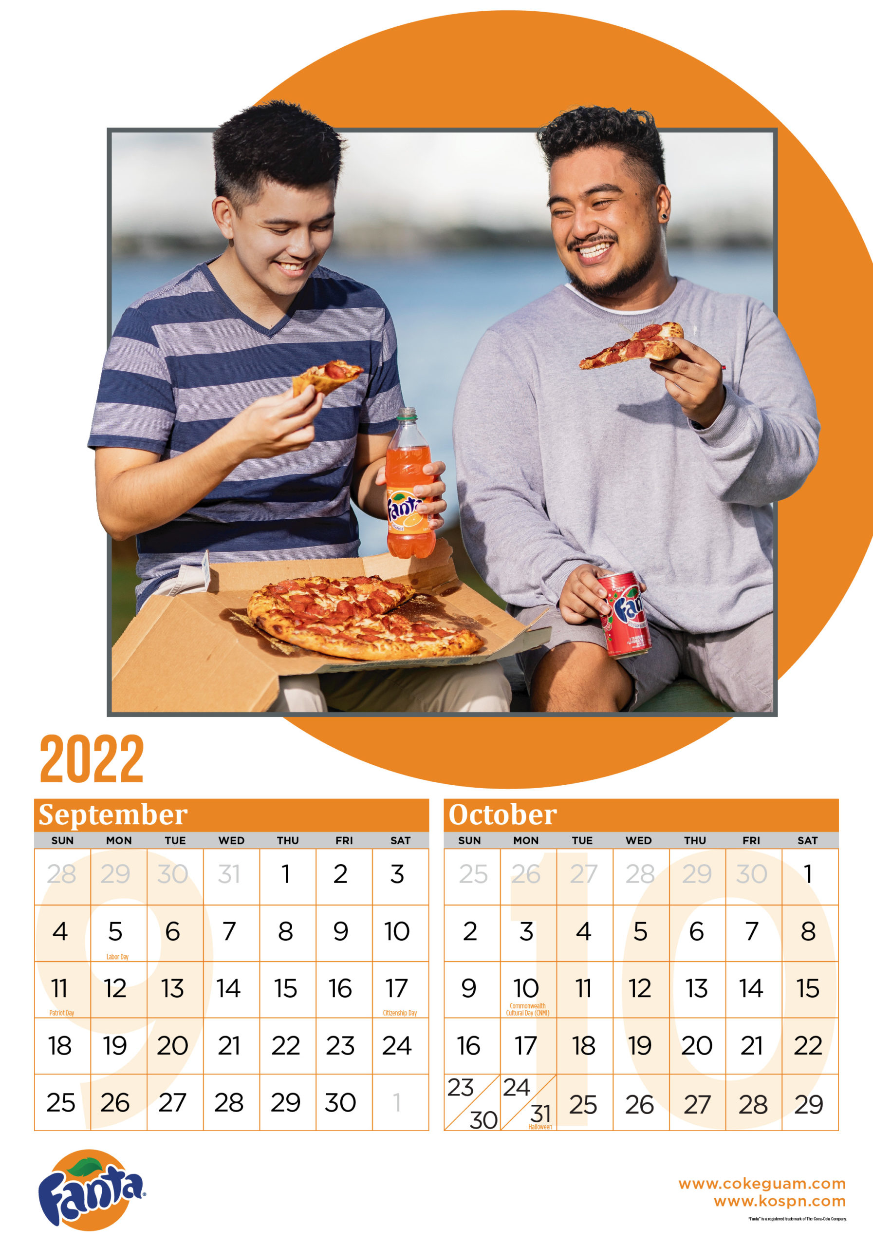 5-21090 Coke Calendar 2022_Sep-Oct